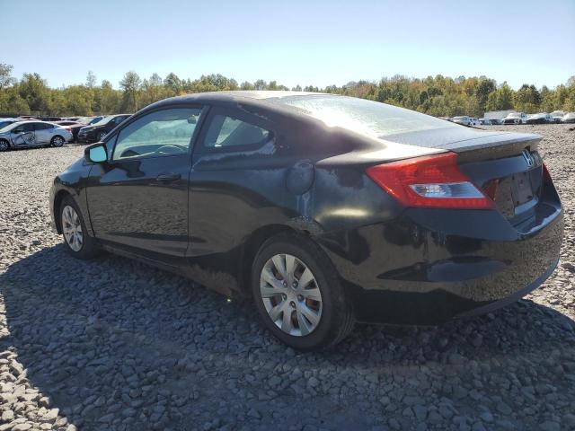 2HGFG3B54CH502804 - 2012 HONDA CIVIC LX BLACK photo 2