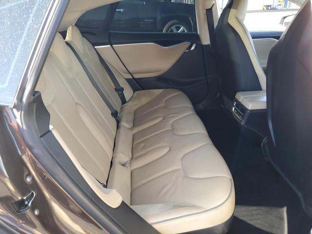 5YJSA1H14EFP32794 - 2014 TESLA MODEL S Շագանակագույն լուսանկար 10