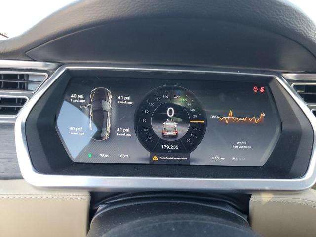 5YJSA1H14EFP32794 - 2014 TESLA MODEL S Շագանակագույն լուսանկար 9
