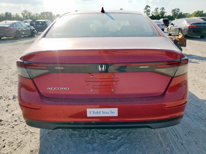 1HGCY1F39RA005851 - 2024 HONDA ACCORD EX RED photo 6