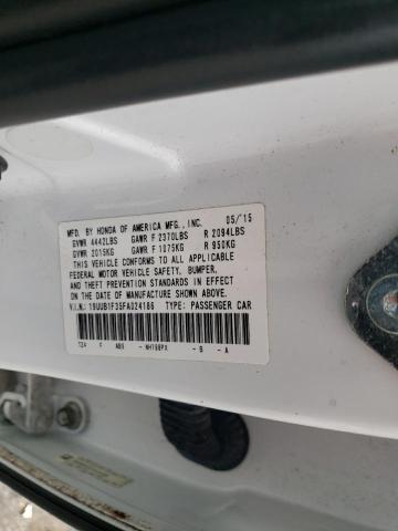 19UUB1F35FA024186 - 2015 ACURA TLX WHITE photo 12