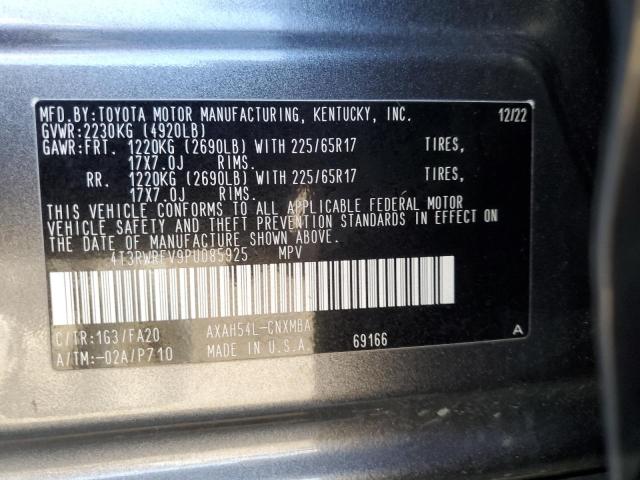 4T3RWRFV9PU085925 - 2023 TOYOTA RAV4 XLE Gümüş foto 13