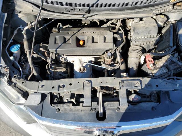 2HGFB2F55CH332763 - 2012 HONDA CIVIC LX GRAY photo 11