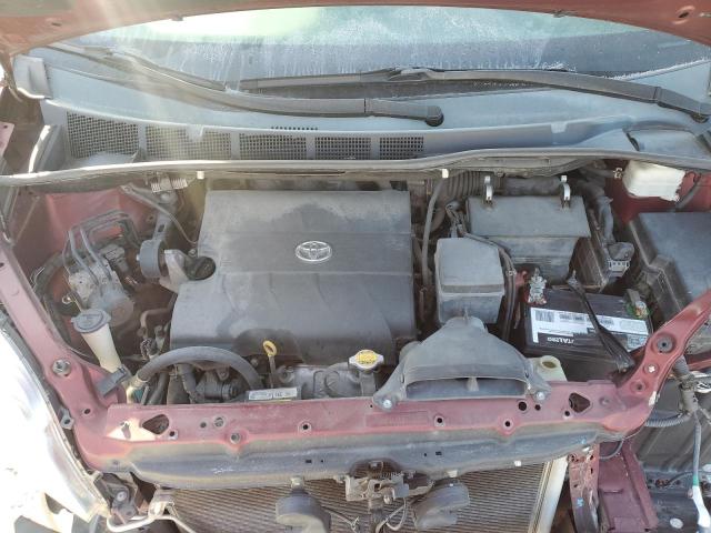 5TDKK3DC5CS215268 - 2012 TOYOTA SIENNA LE RED photo 12