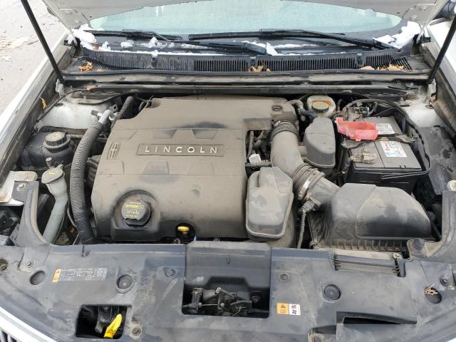 1LNHL9EK8DG607779 - 2013 LINCOLN MKS WHITE photo 11