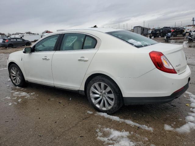1LNHL9EK8DG607779 - 2013 LINCOLN MKS WHITE photo 2