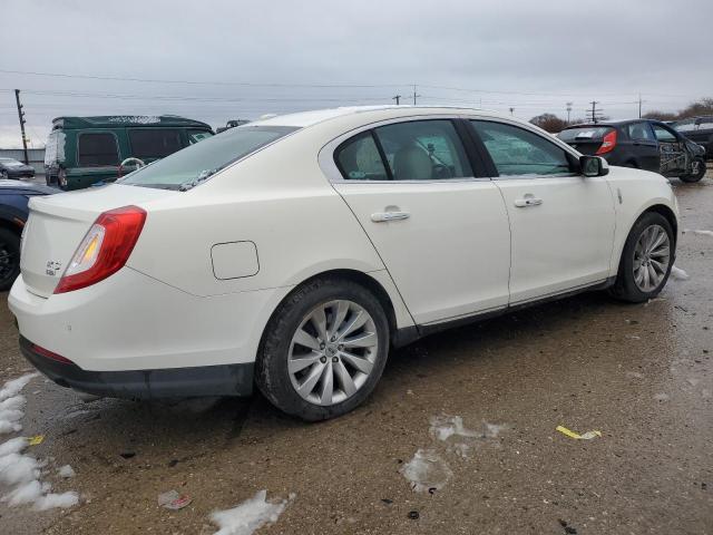 1LNHL9EK8DG607779 - 2013 LINCOLN MKS WHITE photo 3