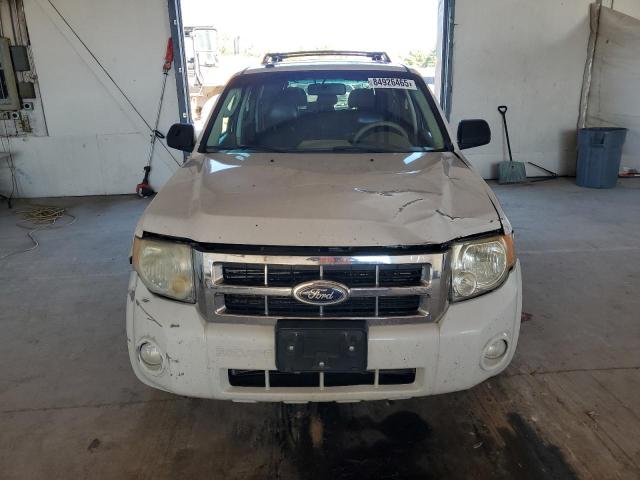 1FMCU9D71AKB64923 - 2010 FORD ESCAPE XLT WHITE photo 5