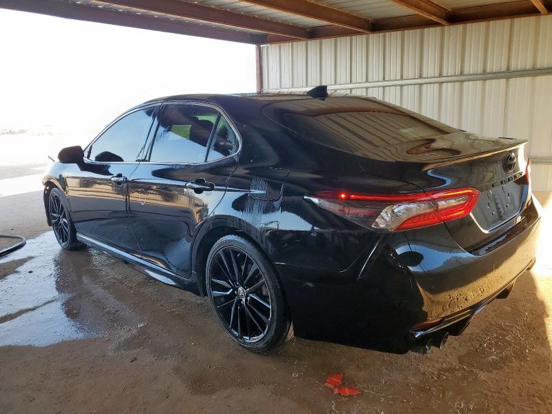 4T1K61AK1MU443457 - 2021 TOYOTA CAMRY XSE BLACK photo 2