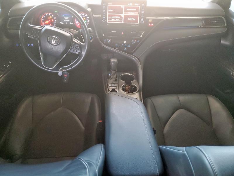 4T1K61AK1MU443457 - 2021 TOYOTA CAMRY XSE BLACK photo 8