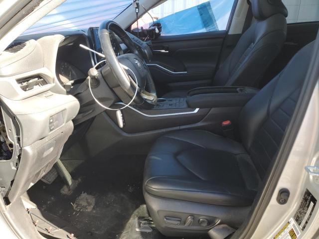 5TDGZRBH6MS122425 - 2021 TOYOTA HIGHLANDER XLE Серебристый фото 7