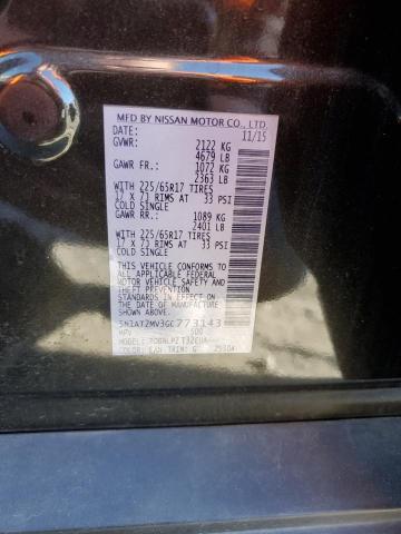 5N1AT2MV3GC773143 - 2016 NISSAN ROGUE S BLACK photo 13