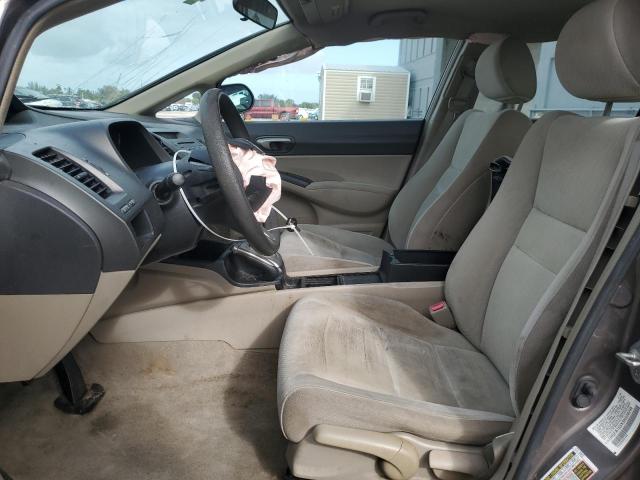 2HGFA165X9H538098 - 2009 HONDA CIVIC LX BROWN photo 7