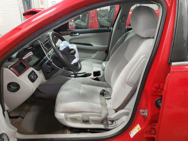 2G1WB5EK5A1149837 - 2010 CHEVROLET IMPALA LT أحمر صورة 7