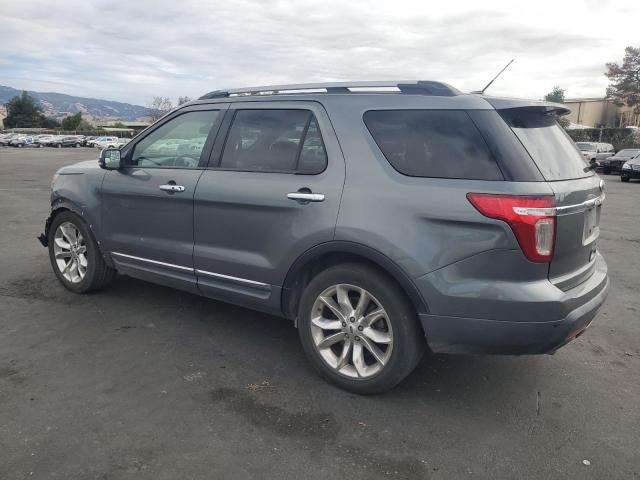 1FM5K7F87DGB53604 - 2013 FORD EXPLORER LIMITED GRAY photo 2