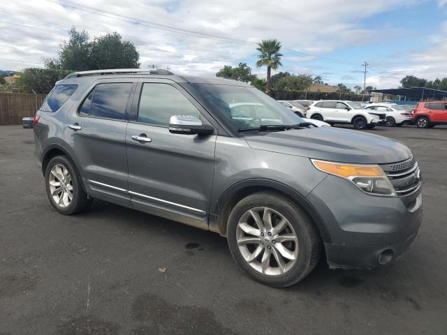 1FM5K7F87DGB53604 - 2013 FORD EXPLORER LIMITED GRAY photo 4