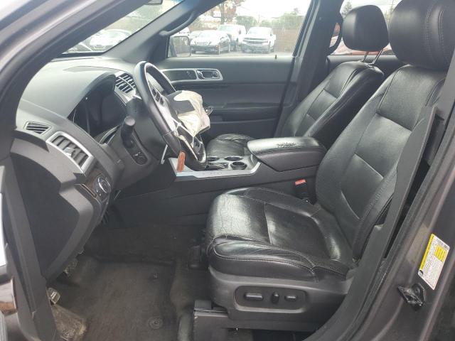1FM5K7F87DGB53604 - 2013 FORD EXPLORER LIMITED GRAY photo 7