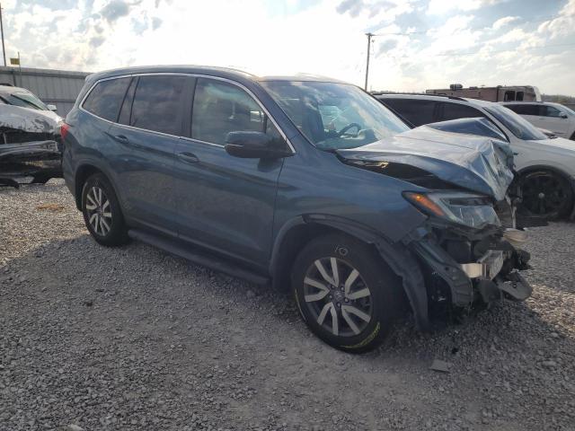 5FNYF6H53KB075364 - 2019 HONDA PILOT EXL Көк фото 4