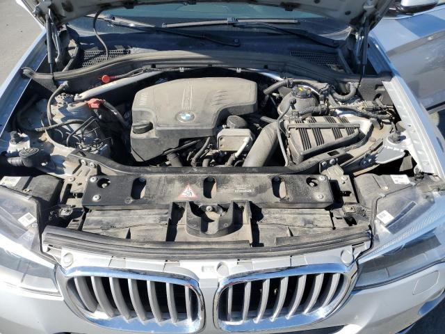 5UXWX9C55F0D53748 - 2015 BMW X3 XDRIVE28I SILVER photo 12
