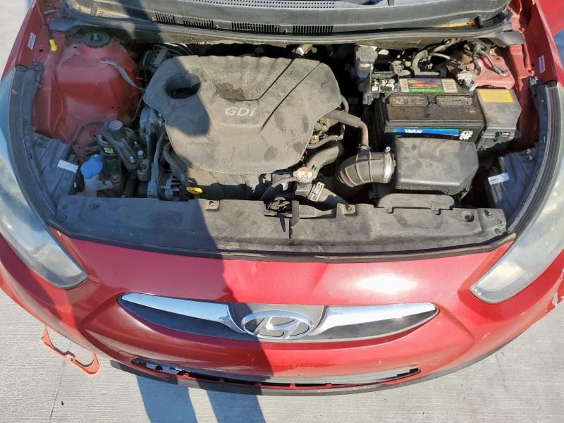 KMHCT4AE4EU757534 - 2014 HYUNDAI ACCENT GLS BURGUNDY photo 11