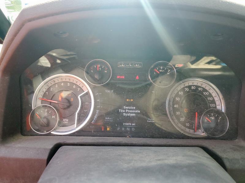 1C6RR6GT9DS724058 - 2013 RAM 1500 SLT Rojo foto 9