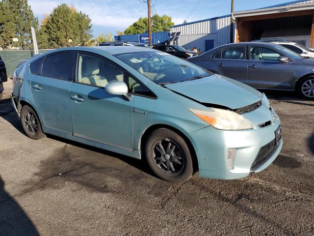JTDKN3DU4C1486853 - 2012 TOYOTA PRIUS GREEN photo 4