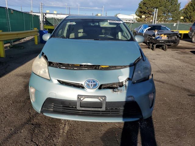 JTDKN3DU4C1486853 - 2012 TOYOTA PRIUS GREEN photo 5