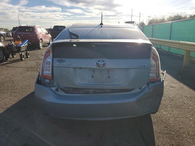 JTDKN3DU4C1486853 - 2012 TOYOTA PRIUS GREEN photo 6