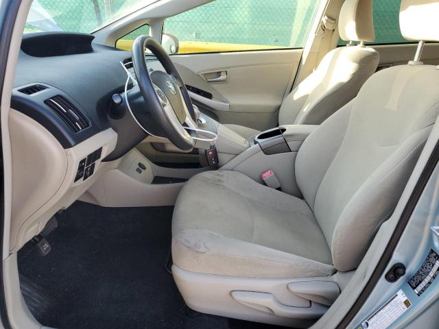 JTDKN3DU4C1486853 - 2012 TOYOTA PRIUS GREEN photo 7