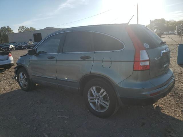 5J6RE4H50AL018573 - 2010 HONDA CR-V EX GREEN photo 2