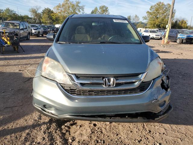 5J6RE4H50AL018573 - 2010 HONDA CR-V EX GREEN photo 5