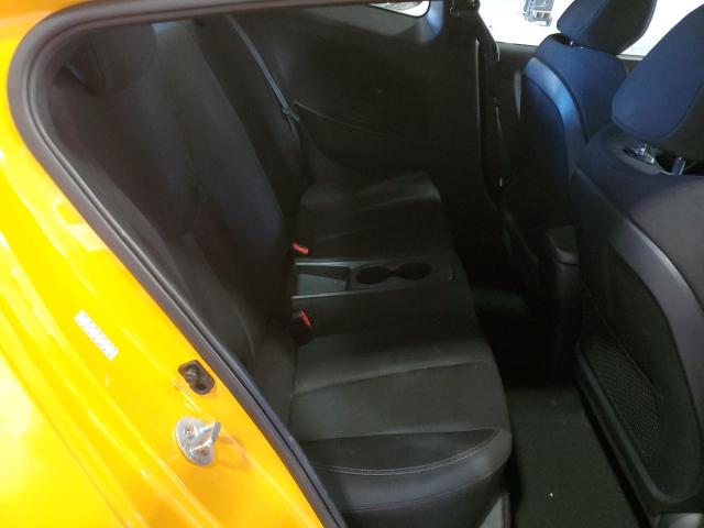KMHTC6AD1HU316466 - 2017 HYUNDAI VELOSTER YELLOW photo 10