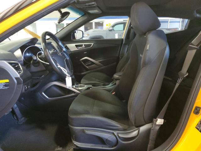 KMHTC6AD1HU316466 - 2017 HYUNDAI VELOSTER YELLOW photo 7