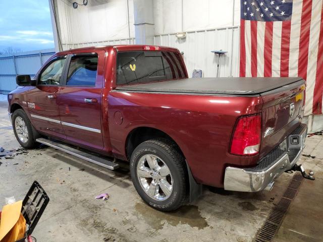 3C6RR7LT5JG140545 - 2018 RAM 1500 SLT BURGUNDY photo 2