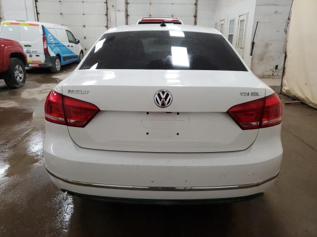 1VWCV7A37FC045697 - 2015 VOLKSWAGEN PASSAT SEL WHITE photo 6