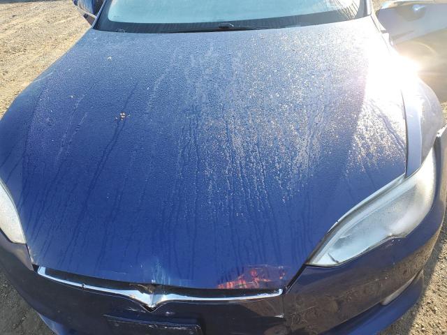 5YJSA1E21HF192502 - 2017 TESLA MODEL S Көк фото 11