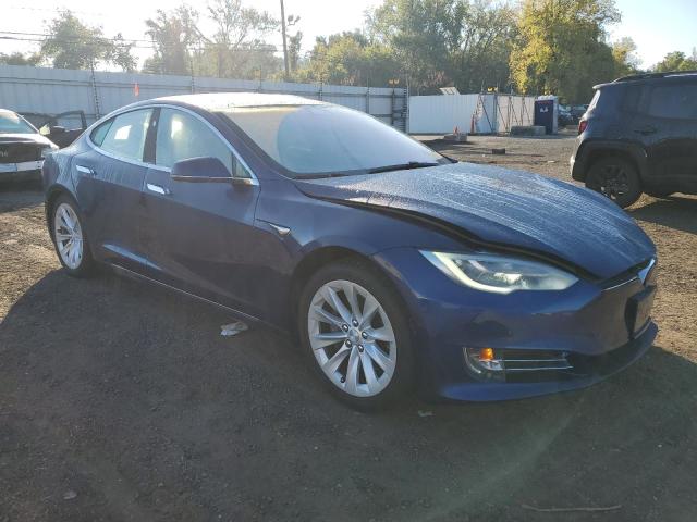 5YJSA1E21HF192502 - 2017 TESLA MODEL S Көк фото 4
