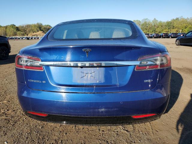 5YJSA1E21HF192502 - 2017 TESLA MODEL S Көк фото 6