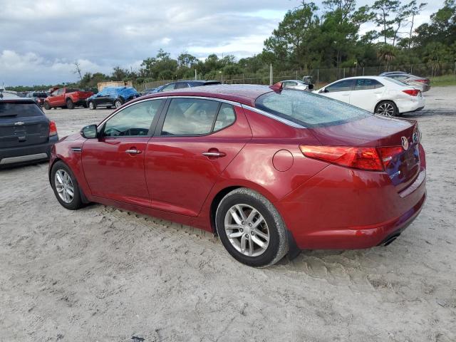 5XXGM4A71DG176582 - 2013 KIA OPTIMA LX წითელი ფოტო 2