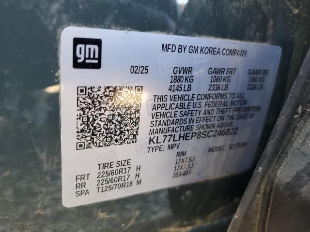 KL77LHEP8SC246822 - 2025 CHEVROLET TRAX 1LT 灰色 照片 14