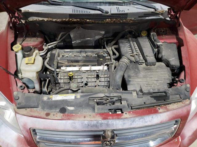 1B3HB48A39D183841 - 2009 DODGE CALIBER SXT BURGUNDY photo 11