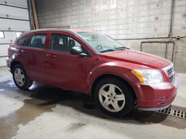 1B3HB48A39D183841 - 2009 DODGE CALIBER SXT BURGUNDY photo 4