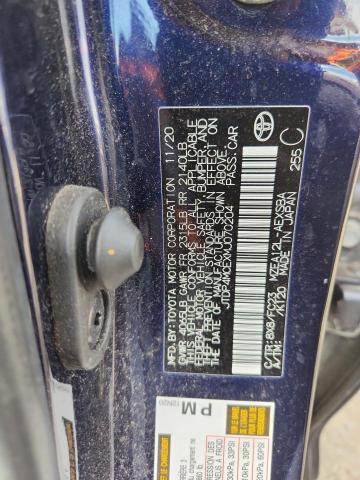 JTDP4MCEXMJ070204 - 2021 TOYOTA COROLLA SE Կապույտ լուսանկար 12