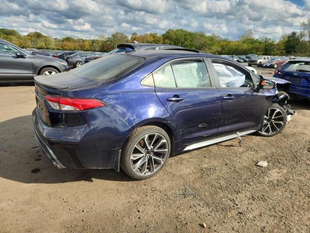 JTDP4MCEXMJ070204 - 2021 TOYOTA COROLLA SE Կապույտ լուսանկար 3
