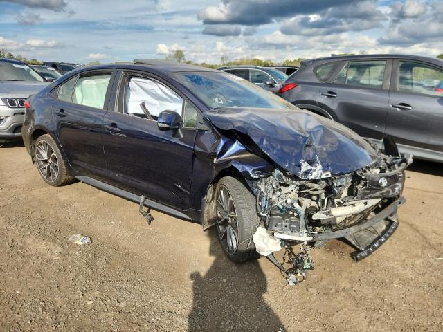 JTDP4MCEXMJ070204 - 2021 TOYOTA COROLLA SE Կապույտ լուսանկար 4