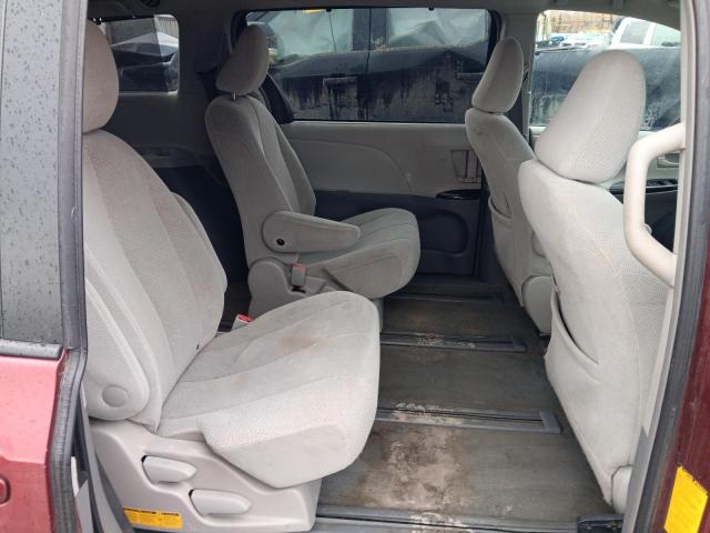 5TDJK3DC8ES083704 - 2014 TOYOTA SIENNA LE RED photo 10