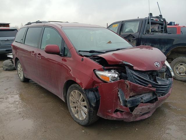 5TDJK3DC8ES083704 - 2014 TOYOTA SIENNA LE RED photo 4