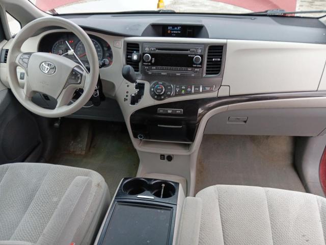 5TDJK3DC8ES083704 - 2014 TOYOTA SIENNA LE RED photo 8