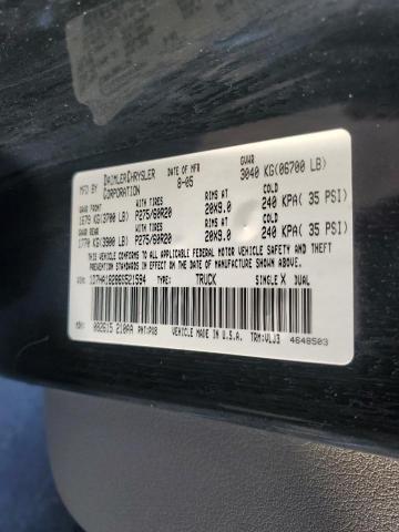 1D7HA18286S521594 - 2006 DODGE RAM 1500 ST Czarny zdjęcie 12