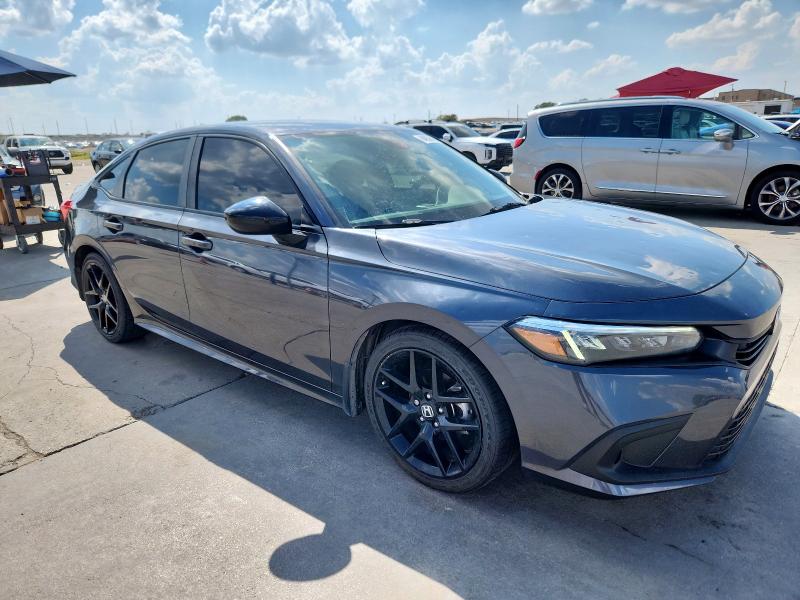 2HGFE2F59NH566821 - 2022 HONDA CIVIC SPORT ნაცრისფერი ფოტო 4